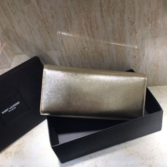 Replica YSL Saint Laurent Classic Clutch Gold Replica YSL Saint Laurent Classic Clutch Gold