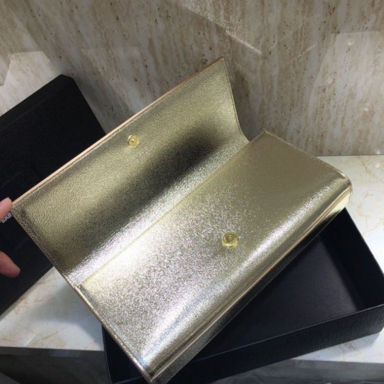 Replica YSL Saint Laurent Classic Clutch Gold Replica YSL Saint Laurent Classic Clutch Gold