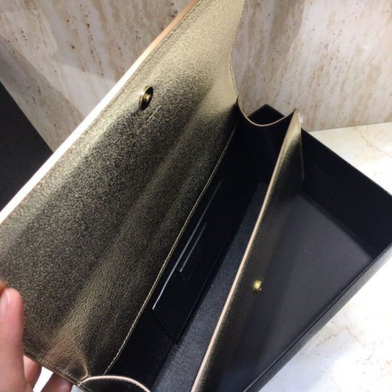 Replica YSL Saint Laurent Classic Clutch Gold Replica YSL Saint Laurent Classic Clutch Gold