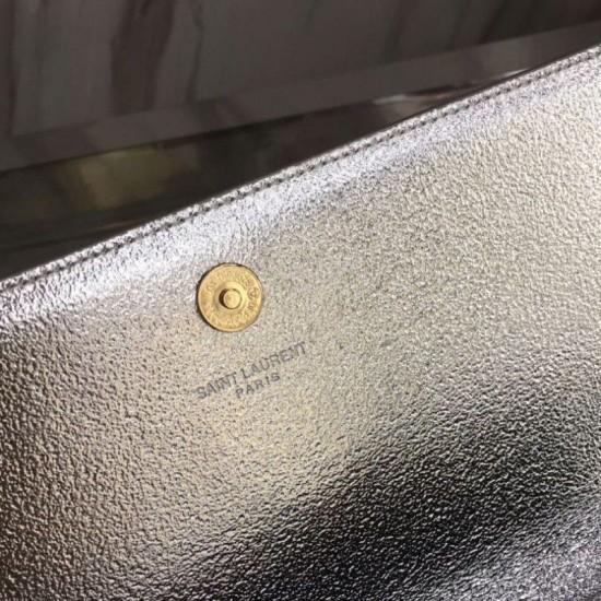 Replica Clutch YSL Saint Laurent Classic Argento Replica Clutch YSL Saint Laurent Classic Argento
