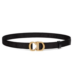 Cintura in nylon a sella da donna Christian Dior nera