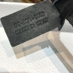 Cintura in nylon a sella da donna Christian Dior nera