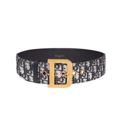 Cintura Christian Dior Diorquake Dior Oblique da donna blu scuro