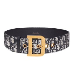 Cintura Christian Dior Diorquake Dior Oblique da donna blu scuro