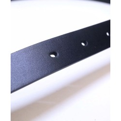 Cintura in pelle di vitello Saddle Christian Dior Nera