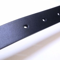Cintura in pelle di vitello Saddle Christian Dior Nera