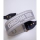 Replica Cinturino ricamato Christian Dior 'Christian Dior' grigio Replica Cinturino ricamato Christian Dior 'Christian Dior' grigio
