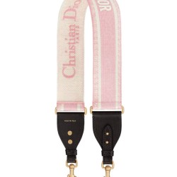 Cinturino ricamato Christian Dior 'Christian Dior' rosa