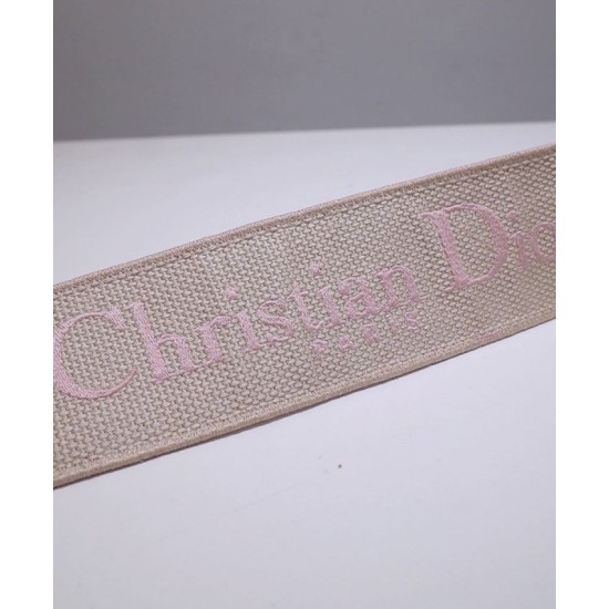 Replica Cinturino ricamato Christian Dior 'Christian Dior' rosa Replica Cinturino ricamato Christian Dior 'Christian Dior' rosa