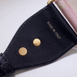 Cinturino ricamato Christian Dior 'Christian Dior' rosa