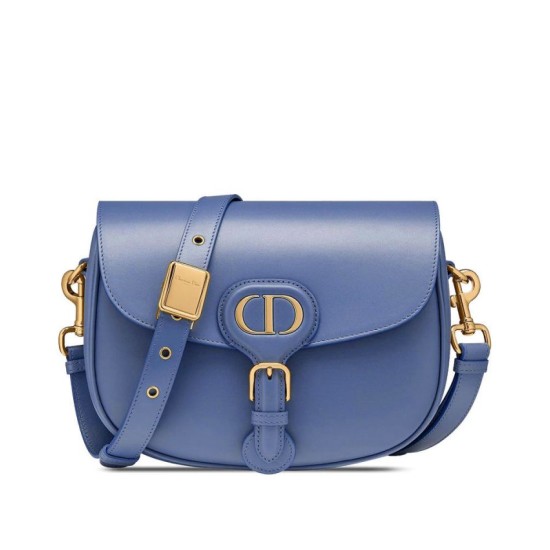 Replica Christian Dior Medium Dior Bobby Bag Blu Replica Christian Dior Medium Dior Bobby Bag Blu