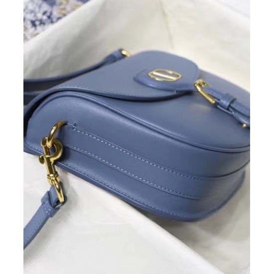 Replica Christian Dior Medium Dior Bobby Bag Blu Replica Christian Dior Medium Dior Bobby Bag Blu