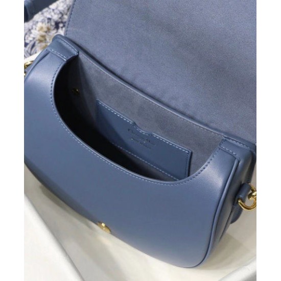Replica Christian Dior Medium Dior Bobby Bag Blu Replica Christian Dior Medium Dior Bobby Bag Blu
