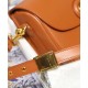 Replica Christian Dior Medium Dior Bobby Borse Arancione