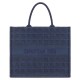 Replica Christian Dior Cannage Embroidery Dior Book Tote Borse Blu scuro Replica Christian Dior Cannage Embroidery Dior Book Tote Borse Blu scuro
