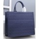 Replica Christian Dior Cannage Embroidery Dior Book Tote Borse Blu scuro Replica Christian Dior Cannage Embroidery Dior Book Tote Borse Blu scuro