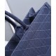 Replica Christian Dior Cannage Embroidery Dior Book Tote Borse Blu scuro Replica Christian Dior Cannage Embroidery Dior Book Tote Borse Blu scuro
