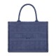 Replica Borsa tote Christian Dior piccola Dior Book Blu scuro Replica Borsa tote Christian Dior piccola Dior Book Blu scuro