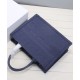 Replica Borsa tote Christian Dior piccola Dior Book Blu scuro Replica Borsa tote Christian Dior piccola Dior Book Blu scuro