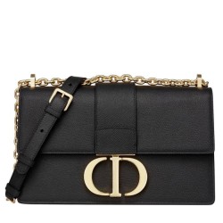 Borsa a catena Christian Dior 30 Montaigne Nera