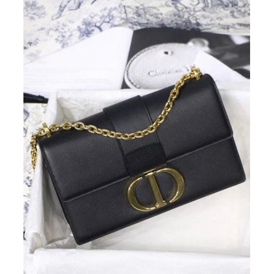 Replica Borsa a catena Christian Dior 30 Montaigne Nera Replica Borsa a catena Christian Dior 30 Montaigne Nera