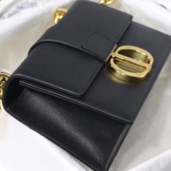 Borsa a catena Christian Dior 30 Montaigne Nera
