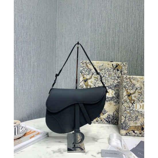 Replica Borsa Christian Dior Saddle Ultra-Matte Nera