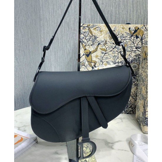 Replica Borsa Christian Dior Saddle Ultra-Matte Nera