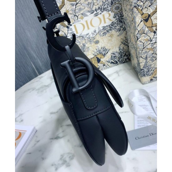 Replica Borsa Christian Dior Saddle Ultra-Matte Nera