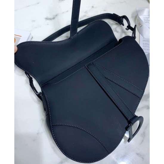Replica Borsa Christian Dior Saddle Ultra-Matte Nera