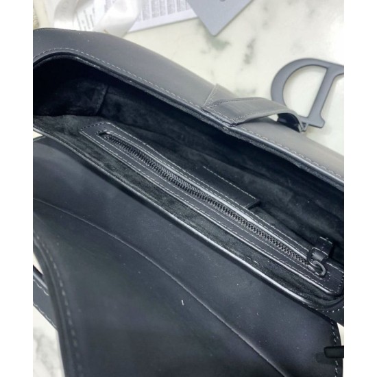 Replica Borsa Christian Dior Saddle Ultra-Matte Nera