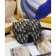 Replica Borsa Christian Dior piccola Dior Bobby blu scuro Replica Borsa Christian Dior piccola Dior Bobby blu scuro