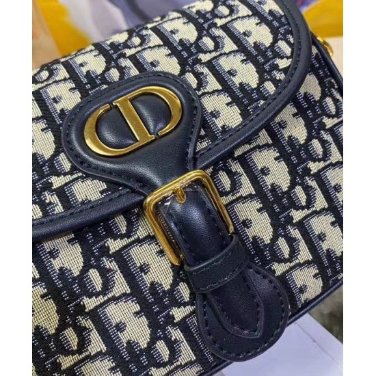 Replica Borsa Christian Dior piccola Dior Bobby blu scuro Replica Borsa Christian Dior piccola Dior Bobby blu scuro