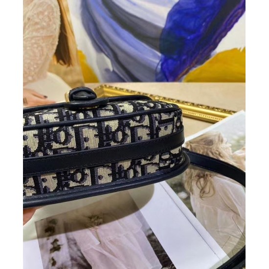 Replica Borsa Christian Dior piccola Dior Bobby blu scuro Replica Borsa Christian Dior piccola Dior Bobby blu scuro