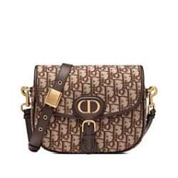 Christian Dior Medium Dior Bobby Borse Caffè