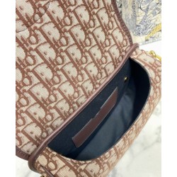 Christian Dior Medium Dior Bobby Borse Caffè