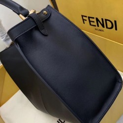 Borsa Peekaboo X-lite media in pelle nera