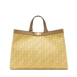 Borsa Peekaboo X-tote Canvas 8BH374 Crema