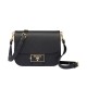 Replica Borsa in pelle Saffiano Prada Embleme 1BD217 Nera