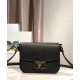 Replica Borsa in pelle Saffiano Prada Embleme 1BD217 Nera