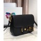 Replica Borsa in pelle Saffiano Prada Embleme 1BD217 Nera