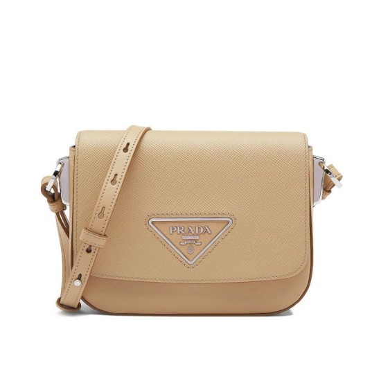 Replica Borsa a tracolla Prada in pelle Saffiano 1BD249 Albicocca Replica Borsa a tracolla Prada in pelle Saffiano 1BD249 Albicocca