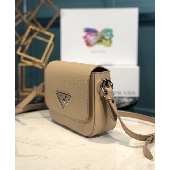 Replica Borsa a tracolla Prada in pelle Saffiano 1BD249 Albicocca Replica Borsa a tracolla Prada in pelle Saffiano 1BD249 Albicocca