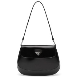 Borsa a tracolla Prada Cleo in pelle spazzolata con patta 1BD311