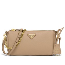 Borsa a tracolla Prada Re-Edition 2000 1BH171 Albicocca