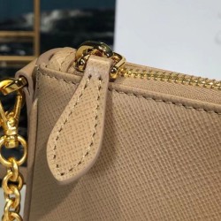 Borsa a tracolla Prada Re-Edition 2000 1BH171 Albicocca