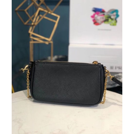 Replica Borsa a tracolla Prada Re-Edition 2000 1BH171 Nera