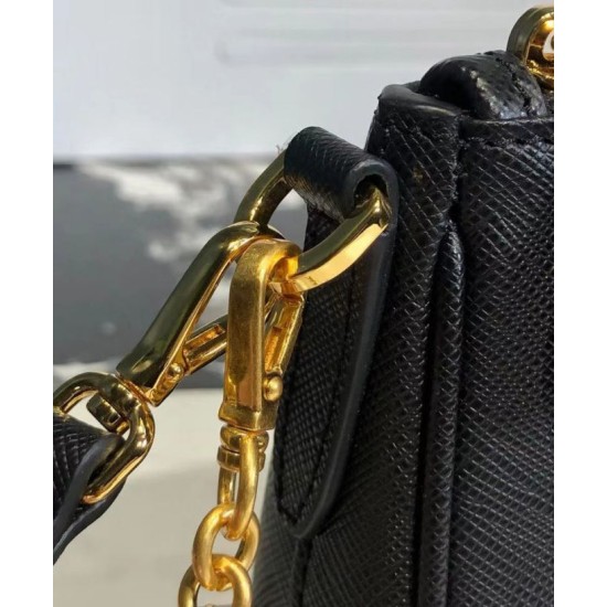 Replica Borsa a tracolla Prada Re-Edition 2000 1BH171 Nera