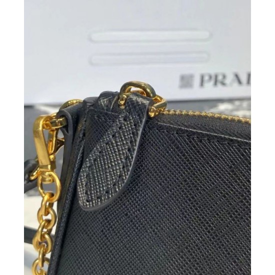 Replica Borsa a tracolla Prada Re-Edition 2000 1BH171 Nera