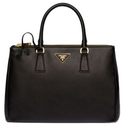 Borsa tote Prada Galleria in pelle morbida 1BA274 Nera